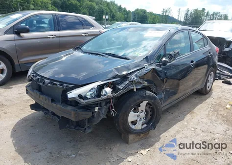 2015 Kia Forte Lx из США, поврежденный, VIN KNAFK4A63F5348947